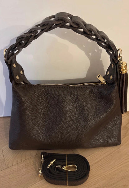 Borsa ‘Tresser’ in Vera Pelle