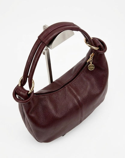 Borsa Hobo in Vera Pelle bordeaux – Eleganza Sensuale e Praticità Quotidiana