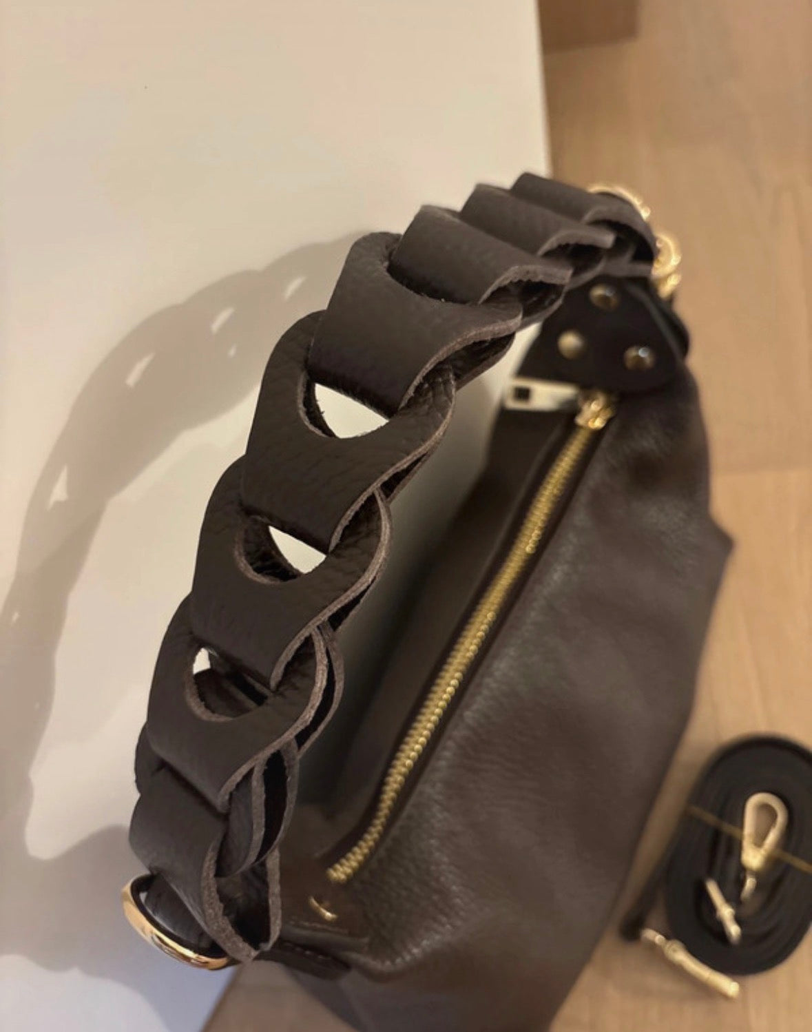 Borsa ‘Tresser’ in Vera Pelle