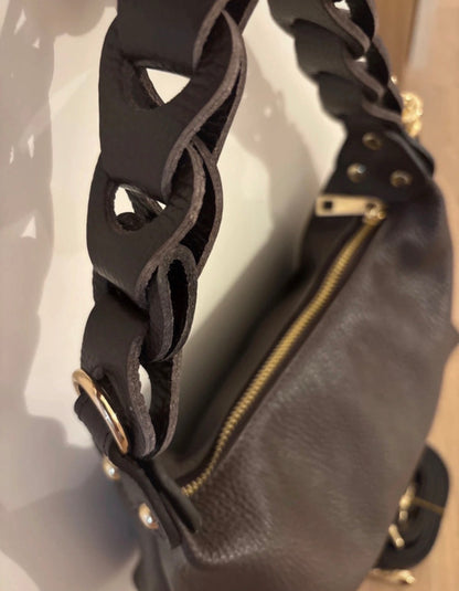 Borsa ‘Tresser’ in Vera Pelle