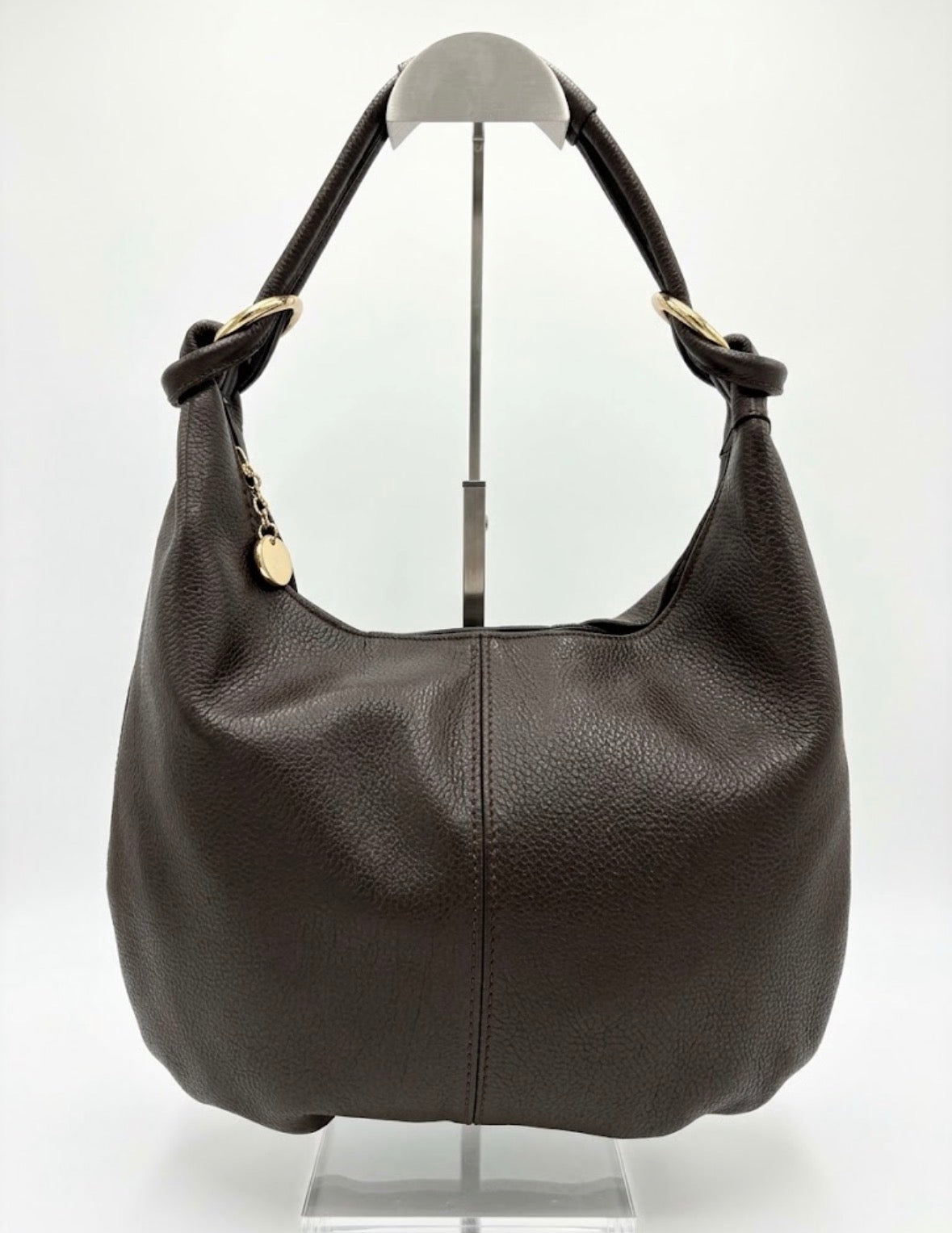 Borsa Hobo in Vera Pelle marrone testa moro  – Eleganza Sensuale e Praticità Quotidiana