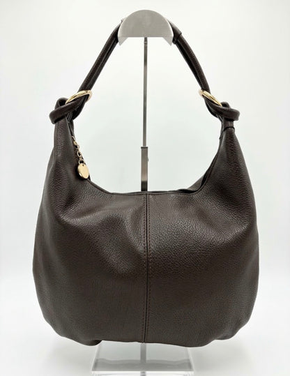 Borsa Hobo in Vera Pelle marrone testa moro  – Eleganza Sensuale e Praticità Quotidiana