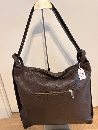 Borsa ‘Change’ in Vera Pelle Marrone