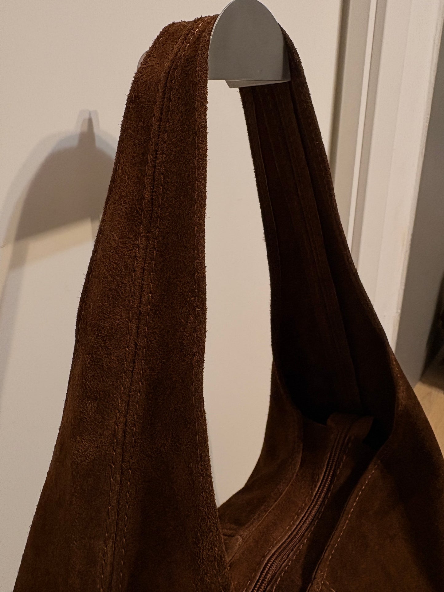 Borsa ‘Luna’ in Vera Pelle Camoscio