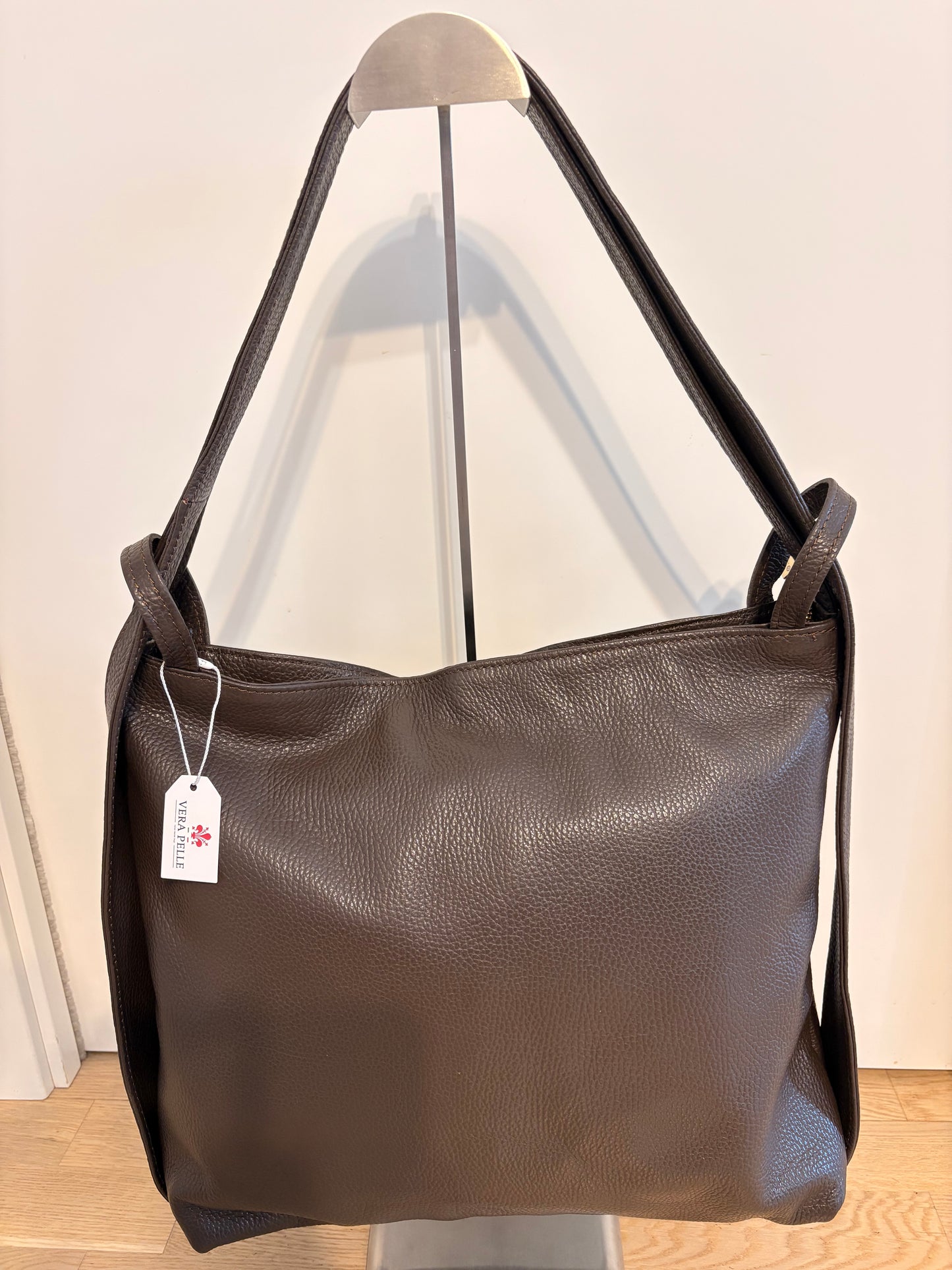 Borsa ‘Change’ in Vera Pelle Marrone