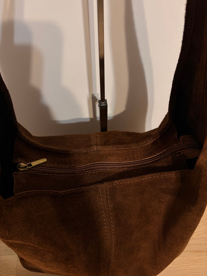 Borsa ‘Luna’ in Vera Pelle Camoscio