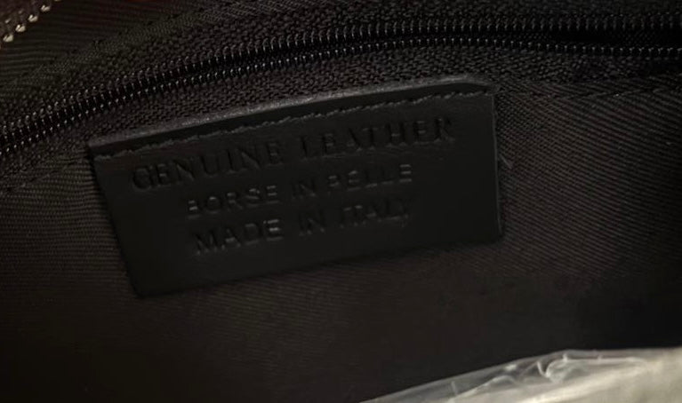 Borsa ‘Paris’ in Vera Pelle Grigio