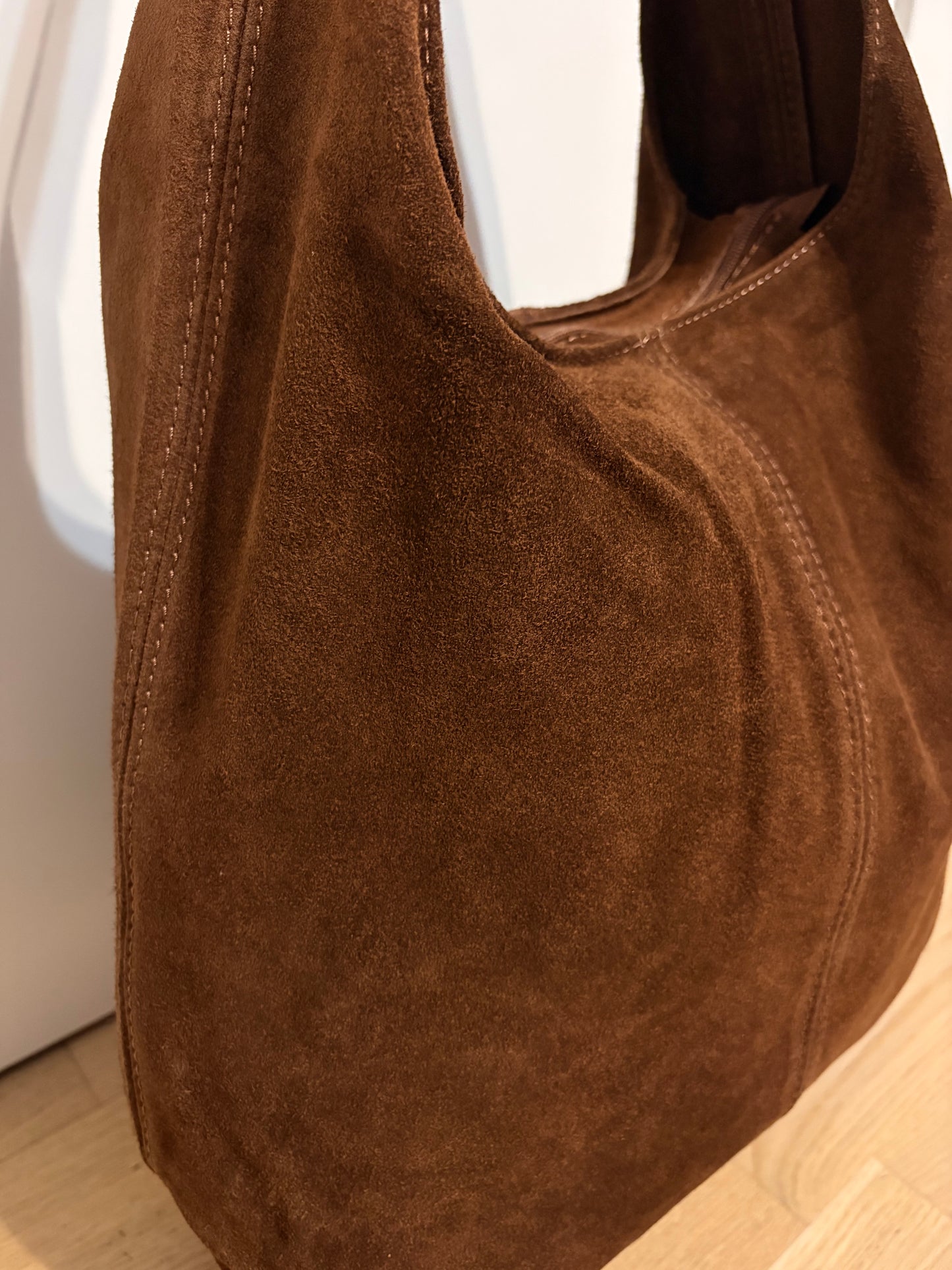 Borsa ‘Luna’ in Vera Pelle Camoscio