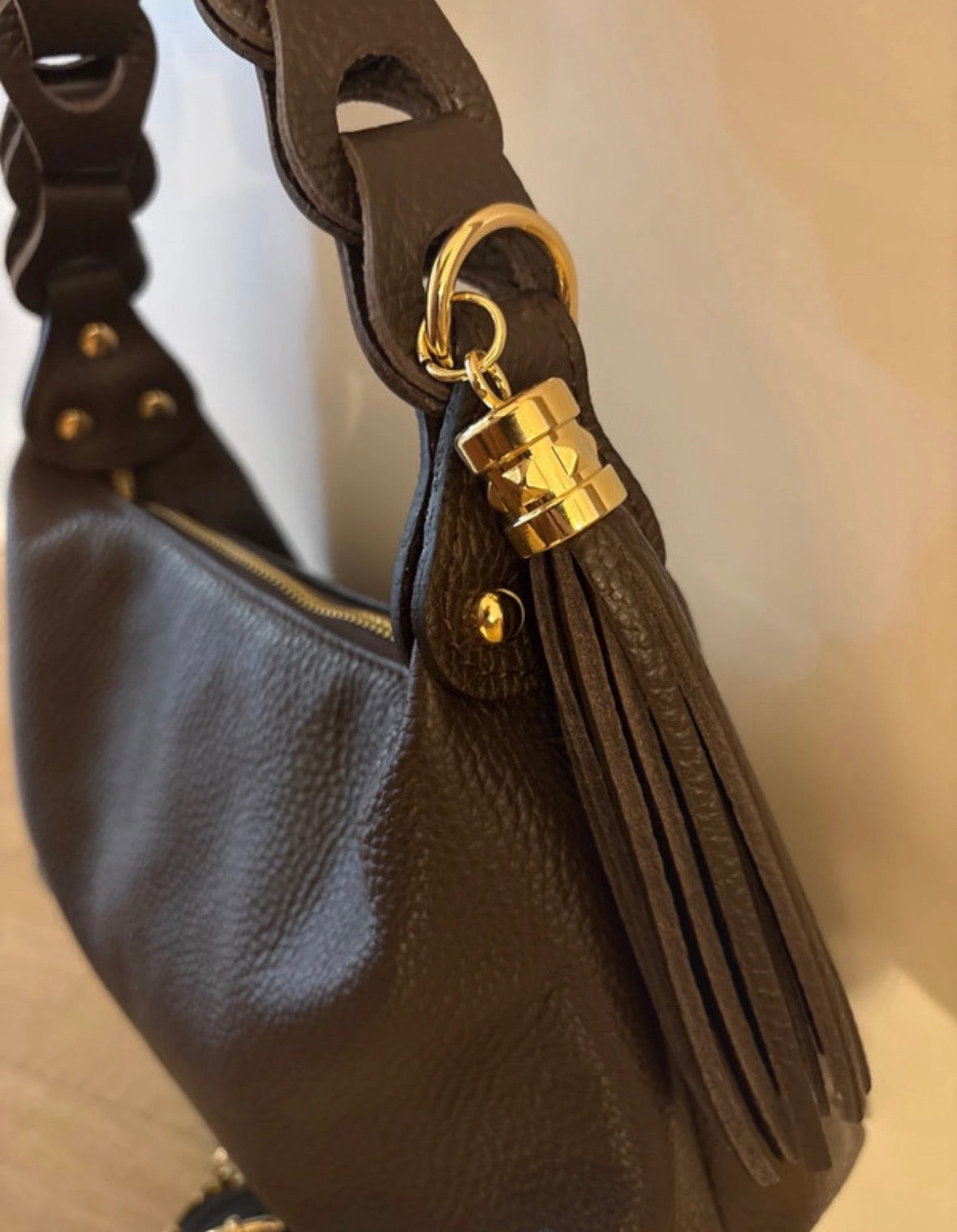 Borsa ‘Tresser’ in Vera Pelle