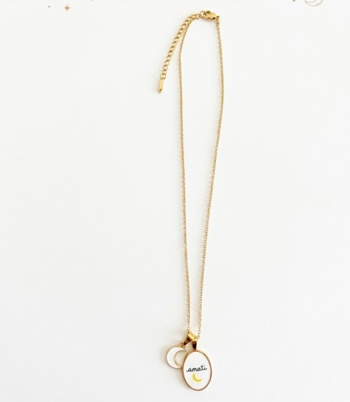 🌙 Collana "Amati" con Ciondoli Luna