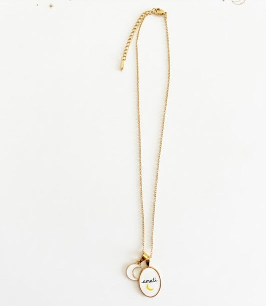 🌙 Collana "Amati" con Ciondoli Luna