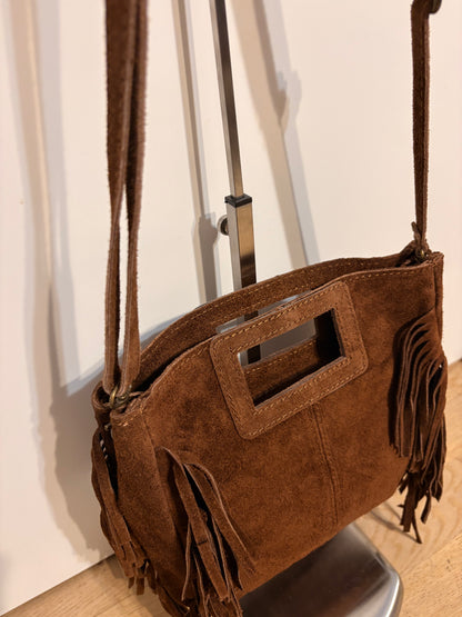 Borsa 'laMajeSuper' Marrone  in Vera Pelle
