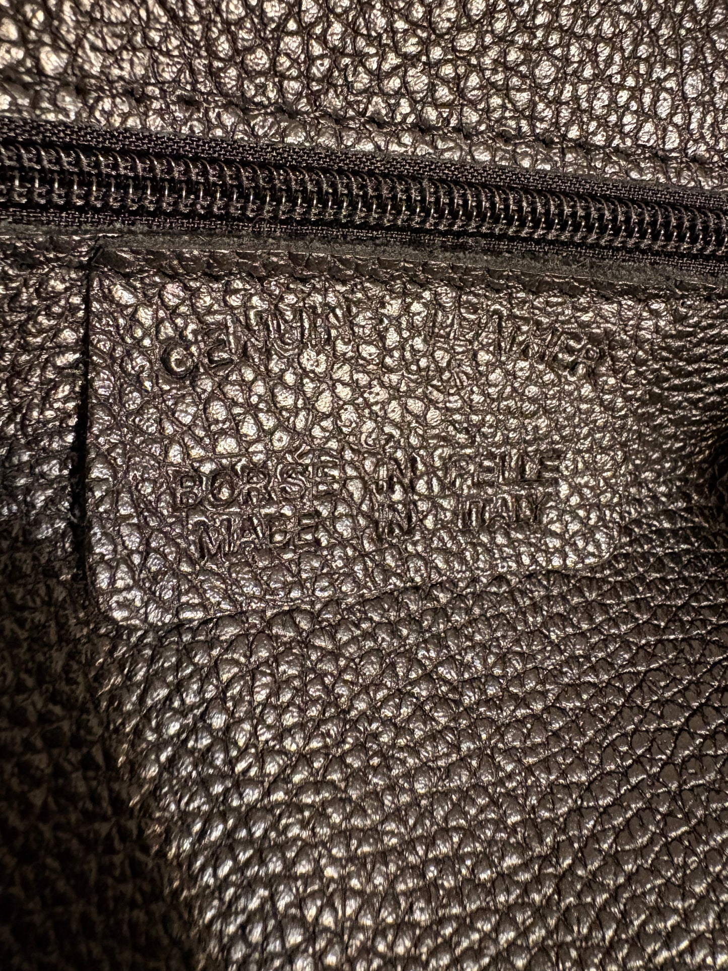 Borsa in Vera Pelle 'La Roch' Colore Nero