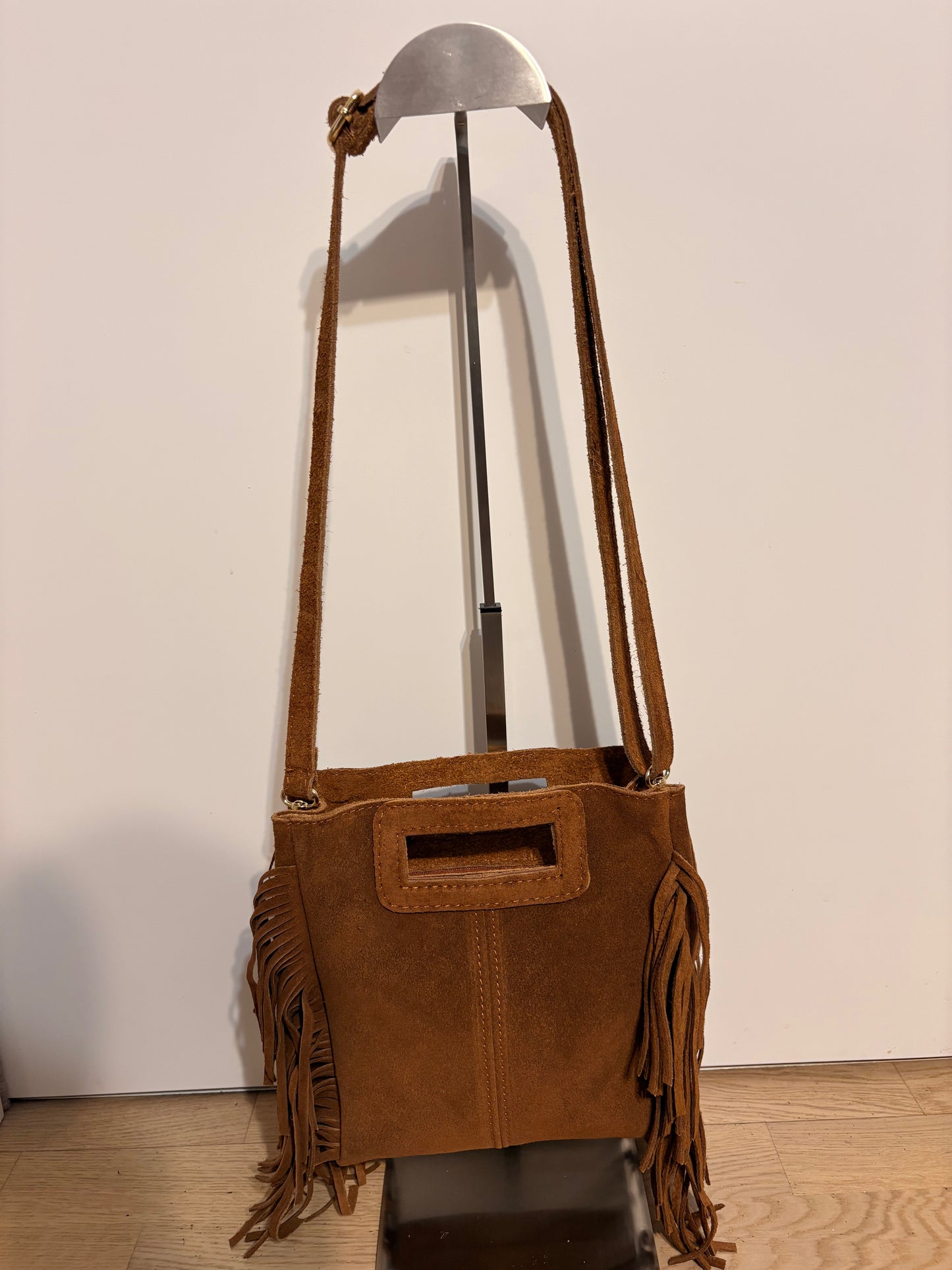 Borsa 'laMajeMedium' color Cuoio in Vera Pelle