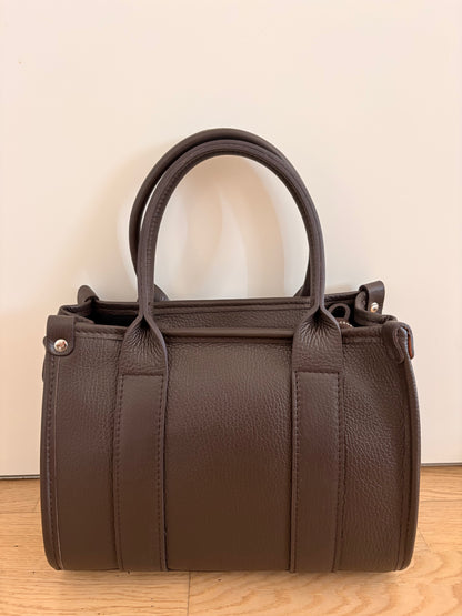 Borsa ‘Paris’ in Vera Pelle Marrone